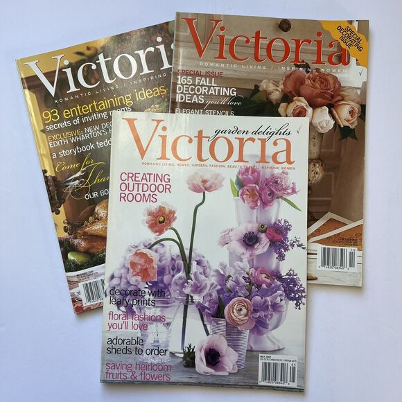 Vintage Victoria Magazines Set of 3 May October November 2002 - Picture 1 of 16